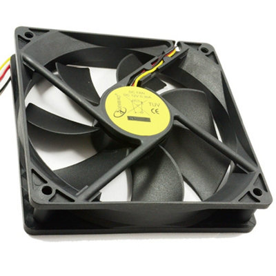 Kenable Case Fan For Pc Tower 120mm X 120 X 25mm 12V 0.30A Ball Bearing 3 Pin