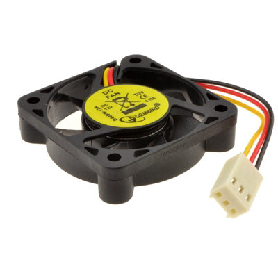 Kenable Case Fan For Pc Tower 40mm X 40 X 10mm 12V 0.12A Ball Bearing 3 Pin from B&Q