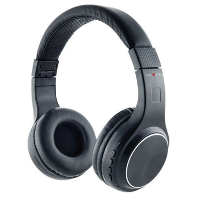 Kenable Bluetooth Wireless Headset Rechargeable Earphones With Mic Black Warszawa from B&Q