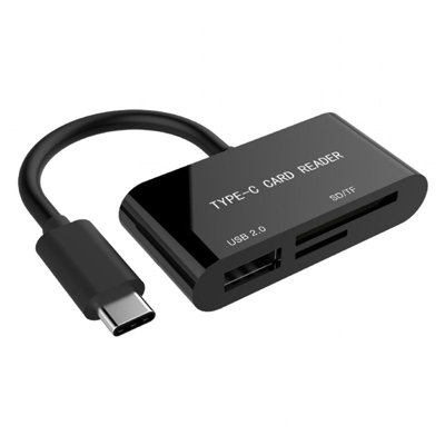 Kenable Usb 3.1 Type C To Sdxc Combo Micro Sd Tf Sd Card Reader & Usb from B&Q