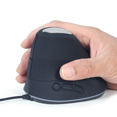 B&Q -  Usb 6 Button Ergonomic Optical Mouse With Led For Pc Laptop Home Or Office