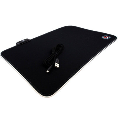 Kenable Led Rgb Pro Gaming 3mm Heavy Duty Mouse Pad Mat 250 X 350mm Medium from B&Q