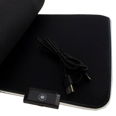 Kenable Led Rgb Pro Gaming 3mm Heavy Duty Mouse Pad Mat 300 X 800mm Large from B&Q