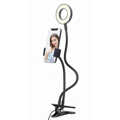 Kenable Selfie Ring Usb Led Light Social Media Video Photo & Phone Holder 10 Settings from B&Q