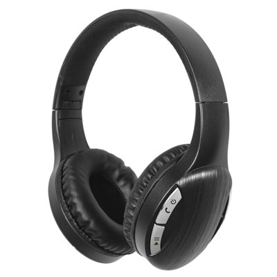 Kenable Bluetooth V5.0 Wireless Headset Cushioned Ear Cups With Mic Mute Skip Buttons from B&Q