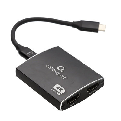 Kenable Usb Type C To 2 Port 4K Hdmi Splitter & Aux Adapter Cable Mirror Extend Mode from B&Q