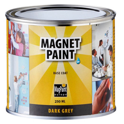 B&Q -  Magnet Paint 250MlTurns Virtually Any Smooth Flat Surface Into A Magnetic Work Or Play Area