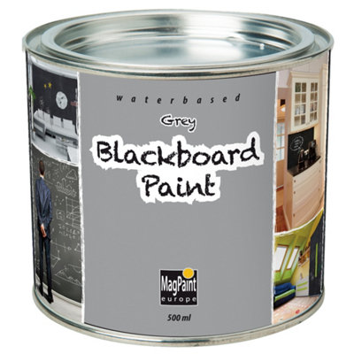 Rustins Mag Paint Blackboard Paint Grey - 500Ml