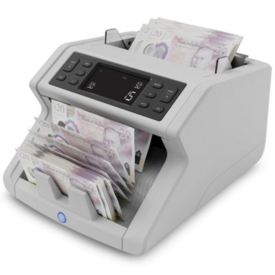 B&Q -  Safescan 2210 Money Counting Machine That Counts Sorted BanknotesCash Counting Machine With 3-Point Counterfeit Money Detector