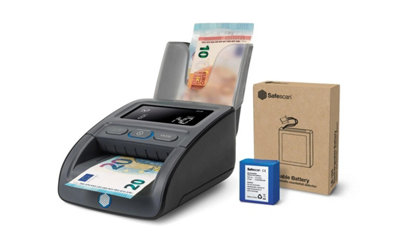 B&Q -  Safescan 155-S Complete Automatic Banknote Checker For Quick Checking Of BanknotesCounterfeit Money Checker With 7-Way