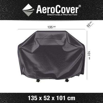 Ruma AeroCover Gas Barbecue Breathable Polyester 135 x 52 x 101cm in Dark Grey | Size: 1 Pack - Image 8