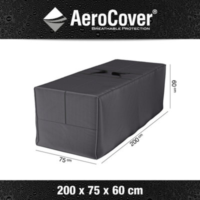 Pacific Lifestyle Platinum Aerocover Cushion Bag Rip-Stop Polyester Outdoor Cushion Storage Cover W200Xd75Xh60Cm from B&Q
