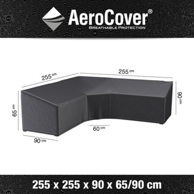 Aerocover by Platinum - L-shape Outdoor Seating Set Aerocover Trapeeze - Image 7