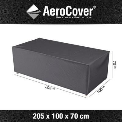 Pacific Lifestyle Platinum Aerocover Outdoor Bench Waterproof Rip-Stop Polyester Cover W205Xd100Xh70Cm from B&Q