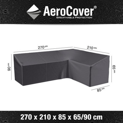 Ruma Dark Grey Aerocover Left L-Shape Sofa Garden Furniture Cover W270xd210xh90cm In | : Size 1 Pack - Image 10