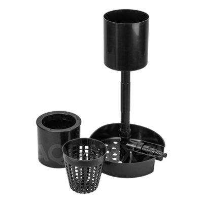 Aquaforte Standing Fish Pond Surface Skimmer 4500 Lph Leaf Debris Catcher Remover Weighted Automatic Cleaner from B&Q