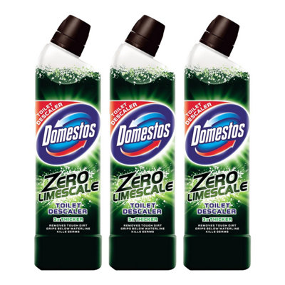 Domestos Zero Limescale Toilet Descaler Removes 100% Limescale 750 Ml3 Pack from B&Q