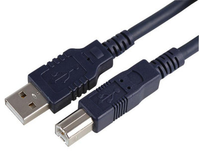 Raraion - Heavy Duty Usb 2.0 A Male To Usb 2.0 B Male Lead, 1.5M Black
