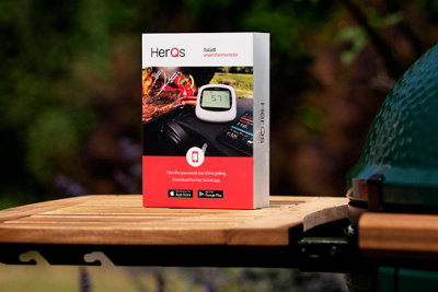 Herqs Easybbq Pro Kitchen Thermometer Barbecue  Digital Core Temperature Meat Thermometer Bluetooth App Wireless Thermometer from B&Q
