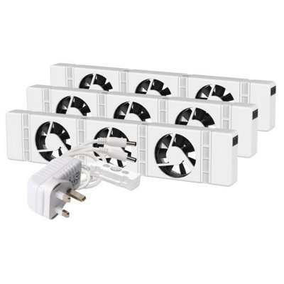 Speed Comfort Smart Radiator Fan (Trio Set) from B&Q