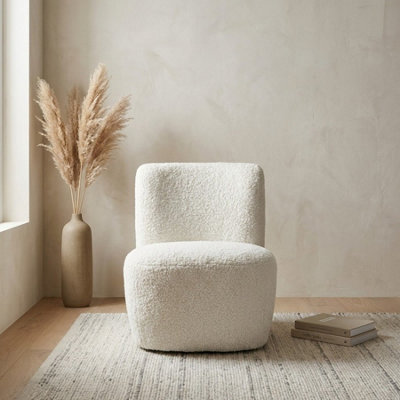 Garden Greatness Evie Teddy Fleece Natural Armchair from B&Q