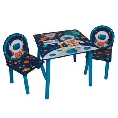Urbn-Living Space Design Children's Wooden Square Table And Chair Set Kids Toddler Furniture from B&Q