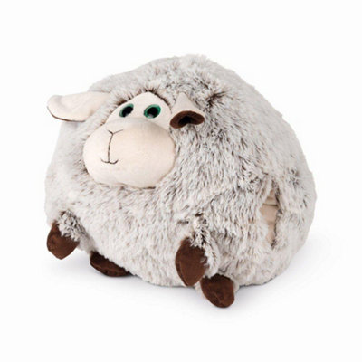 Noxxiez Plush Hand Warmer CushionGrey Sheep from B&Q