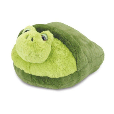Noxxiez Giant Plush Foot Warmer SlipperTurtle from B&Q