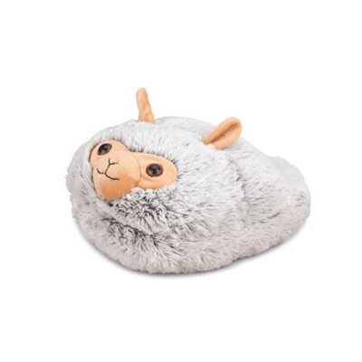 Noxxiez Giant Plush Foot Warmer SlipperAlpaca from B&Q