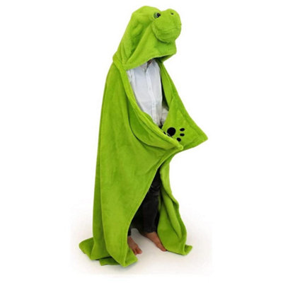 Noxxiez Kids Animal Hooded BlanketTurtle from B&Q