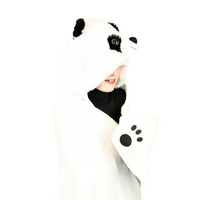 Noxxiez Kids Animal Hooded BlanketPanda from B&Q