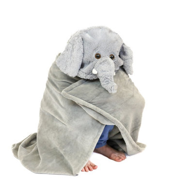 Noxxiez Kids Animal Hooded BlanketElephant from B&Q