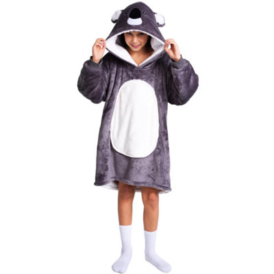 Noxxiez Kids Cuddle Oversized Animal HoodieKoala from B&Q