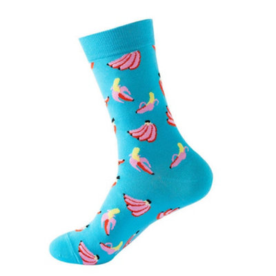 Noxxiez Soxxiez Unisex Adult SocksBlue Banana from B&Q