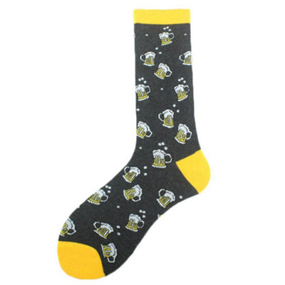 Noxxiez Soxxiez Unisex Adult SocksBlack Beers from B&Q