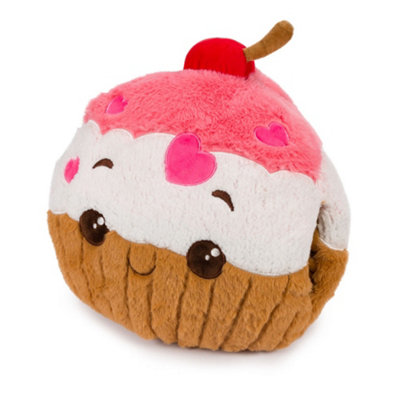 Noxxiez Cosy Plush Hand Warmer CushionCupcake from B&Q