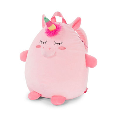 Noxxiez Kids Travel Pillow Backpack CushionUnicorn from B&Q