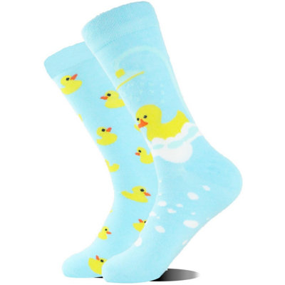 B&Q -  Soxxiez Unisex Adult SocksBlue Ducks