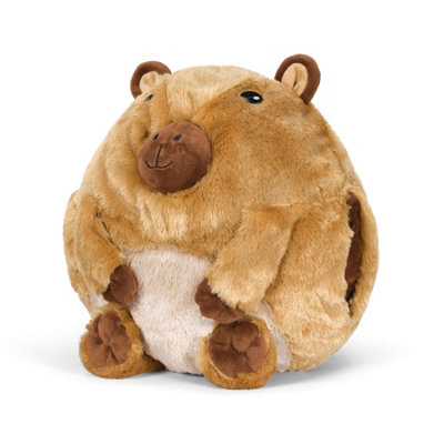 Noxxiez Cosy Plush Hand Warmer CushionCapybara from B&Q