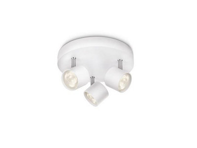 B&Q -  Led Star Place 3 Spotlights White