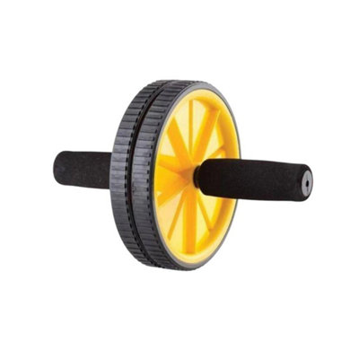 Calitek Unisex Black Foam Handle Ab Roller Core Strength Fitness Workout In | Size: 1 - Image 4
