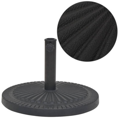 Walplus Parasol Base Resin Round Black 14 Kg from B&Q