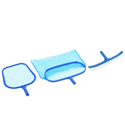Walplus 3 Piece Pool Care And Maintenance Equipment Set from B&Q