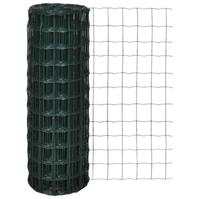 Walplus Euro Fence Steel 10X1.0 M Green from B&Q