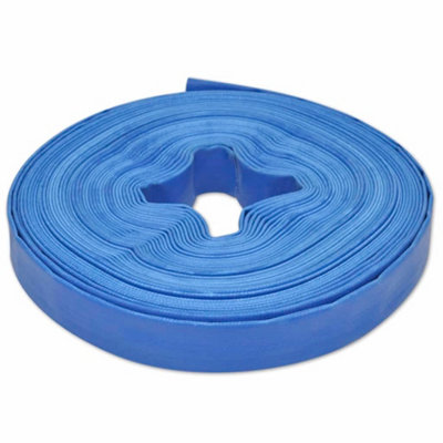Walplus Flat Flexible Hose 25 M 1" Pvc Water Delivery from B&Q
