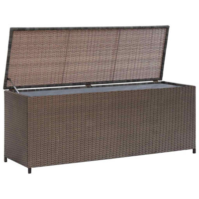 vidaXL - Garden Storage Box - 120x50x60 cm - Brown - Image 3