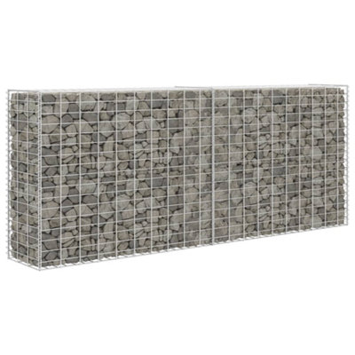 Vidaxl Gabion Basket Galvanised Steel 85X30X200 Cm from B&Q