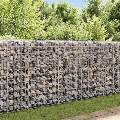 B&Q -  Gabion Basket Galvanised Steel 120X30X50 Cm