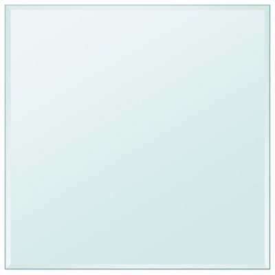 Vidaxl Table Top Tempered Glass Square 700X700 mm from B&Q