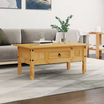 Vidaxl Coffee Table Mexican Pine Corona Range 100X55X44 Cm from B&Q